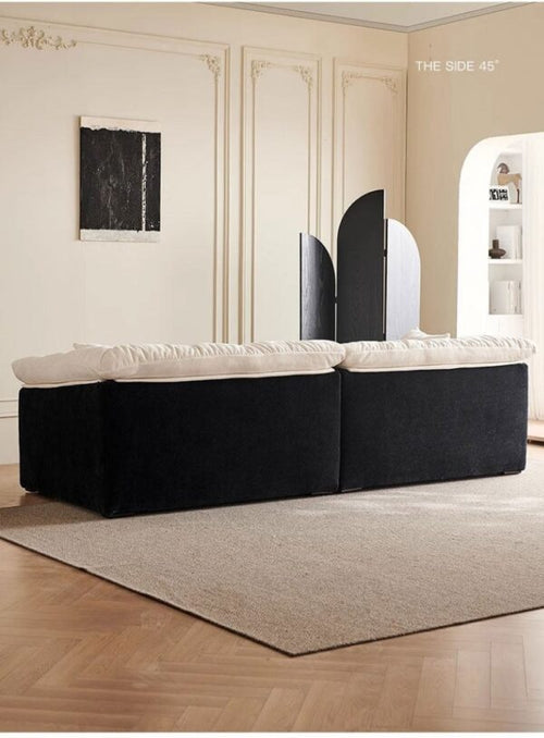 Canapé Moderne Minimaliste Noir Et Blanc En Forme De Nuage